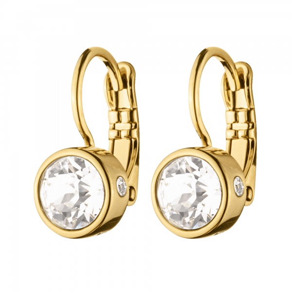 Dyrberg Kern Madu Gold Earrings - Crystal